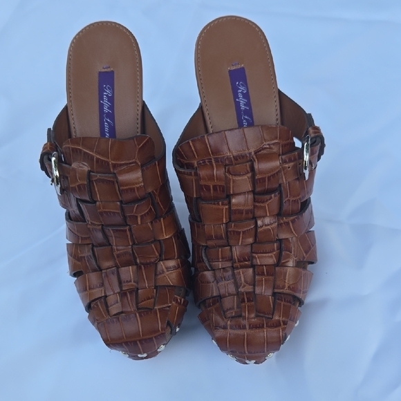 Brown High Heel Sandals - Picture 3 of 10
